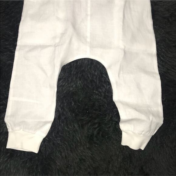 1+ In The Family Barcelona Linen Jumpsuit Romper Designer Spanish Unisex Baby - Picture 4 of 6